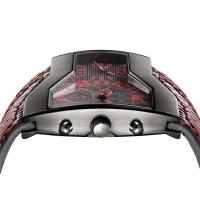 Reloj Oulm de marca de doble movimiento de lujo de primera calidad, Relojes de cuarzo para hombre, correa de cuero deportiva, reloj de pulsera militar para hombre, reloj de regalo informal - details 6