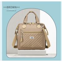 Bolsa de tela impermeable de nailon portátil de gran capacidad bolsa de almuerzo de hilo de bordado para mujer bolsa de hielo bolsa de picnic para salir - details 28