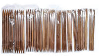 Agujas de Punto Doméstico de Carbonoizado Bambú Doble Punta 75Pcs Herramienta de Tejido para Bordado Perfecto para Manualidades y Costura - details 4