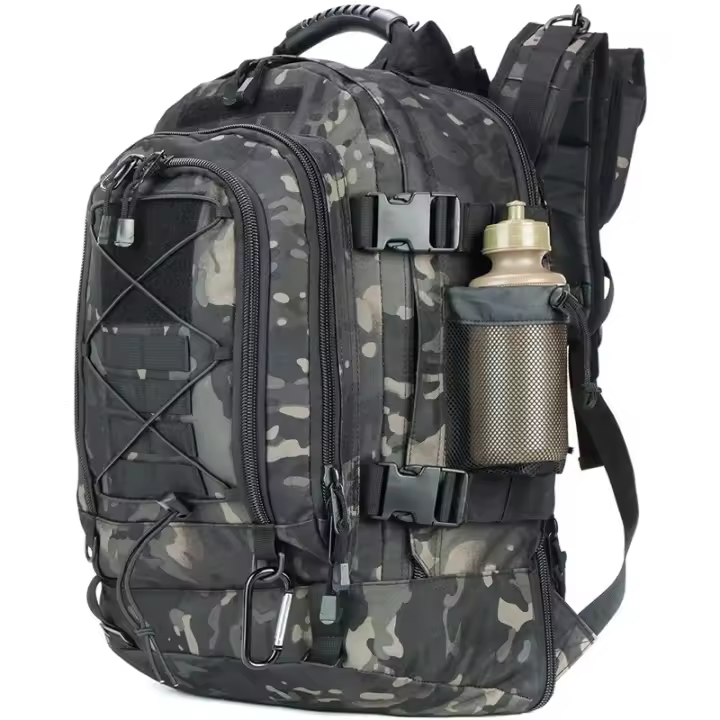 Mochila táctica para exteriores, gran capacidad, viajes, senderismo, camping, herramientas de pesca, mochilas unisex - 1