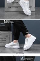Zapatillas Casuales para Hombres 2024 Suela Gruesa, Cordones, Cuero Versátil, Zapatos de Muffin Elevados - details 9