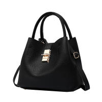 Bolso De Hombro Para Mujer Gran Capacidad Bolso De Mano Con Patrón De Lichi Bolso Cruzado De PU Bolsa Mensajera Para Dama - details 11