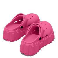 Zapatos de verano para mujer, sandalias de playa con suela gruesa de EVA, pantuflas antideslizantes de moda, sandalias de aumento de altura para interiores y exteriores - details 5