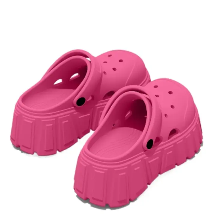 Zapatos de verano para mujer, sandalias de playa con suela gruesa de EVA, pantuflas antideslizantes de moda, sandalias de aumento de altura para interiores y exteriores - 1