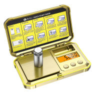 Báscula digital de bolsillo de 200g/0.01g, báscula de mini gramos mejorada con peso de calibración, báscula portátil de alta precisión para alimentos de viaje, báscula de cocina multifuncional, báscula digital de tara con pantalla LCD retroiluminada - details 7