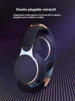 Auriculares inalambricos diadema Fitness exterior deporte Ordenador juegos audio cancelación ruido Bluetooth microfono - details 5