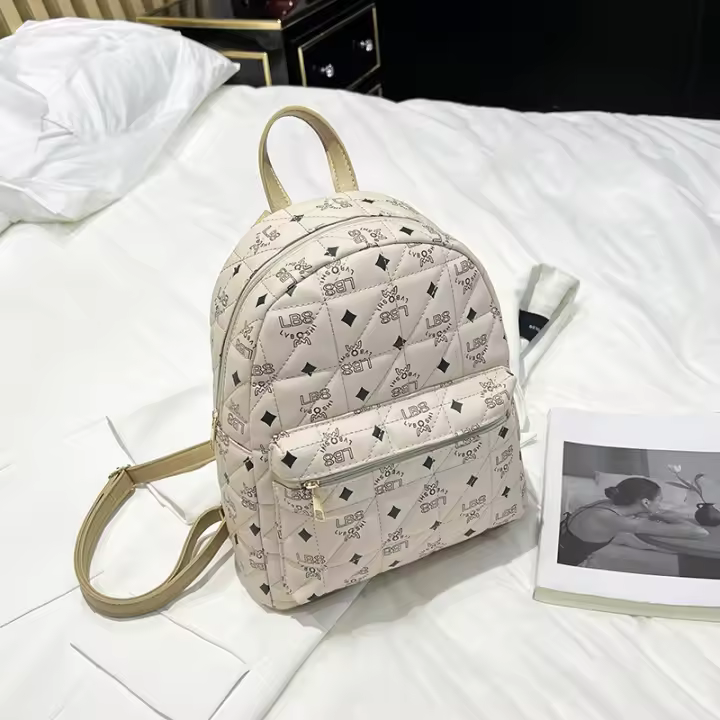 Mochila bordada Retro para estudiantes, mochila escolar de gran capacidad, a la moda, para mujer - 1