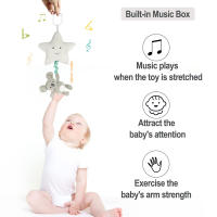 Juguete Musical Colgante para Bebés con Caja de Música y Lullaby Sensorial Clip para Carritas y Cuna Recomendado para Bebés Normales con Batería - details 1