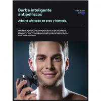 Afeitadora eléctrica de siete cuchillas con pantalla digital cortadora de pelo calvo recargable cinco en uno - details 6