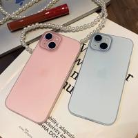 Funda de teléfono ultrafina para iPhone 16, 15, 14, 13, 12, 11 Pro Max Plus, funda trasera translúcida mate delgada - details 1
