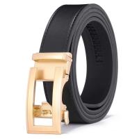 Cinturón de cuero hueco con hebilla automática para hombres y mujeres, cinturón unisex, moderno y popular - details 2