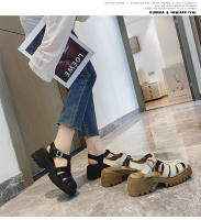 Sandalias Baotou nueva suela gruesa hueca tejida talla 4142 - details 12