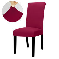 Fundas elásticas de LICRA para sillas, funda para asiento de silla de tamaño Universal para comedor, para banquete de boda, Hotel, funda elástica para silla, 1 unidad - details 19