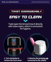Embalaje privado Copa masturbadora eléctrica sexy para hombres - Control inteligente, 10 modos de vibración, sexo adulto impermeable y recargable - details 7