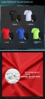 Conjunto deportivo ultrafino y transpirable, pantalones cortos de manga corta, cómodos y holgados, secado rápido, novedad - details 3