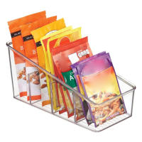 Organizador de Alimentos en Plástico Grande Estante de Almacenamiento para Cocina Armario de Cocina para Encimera Soporte para Bolsas de Especias Nuevo - details 0