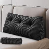 Cojín de Lectura Triangular Almohada de Apoyo Lumbar Suave Bolster para Posición de Sofá de Cama - details 49