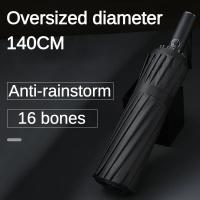 Paraguas Plegable Automático Grande 140CM Resistente al Viento, Fuerte Sol y Lluvia para Hombres y Mujeres - details 1