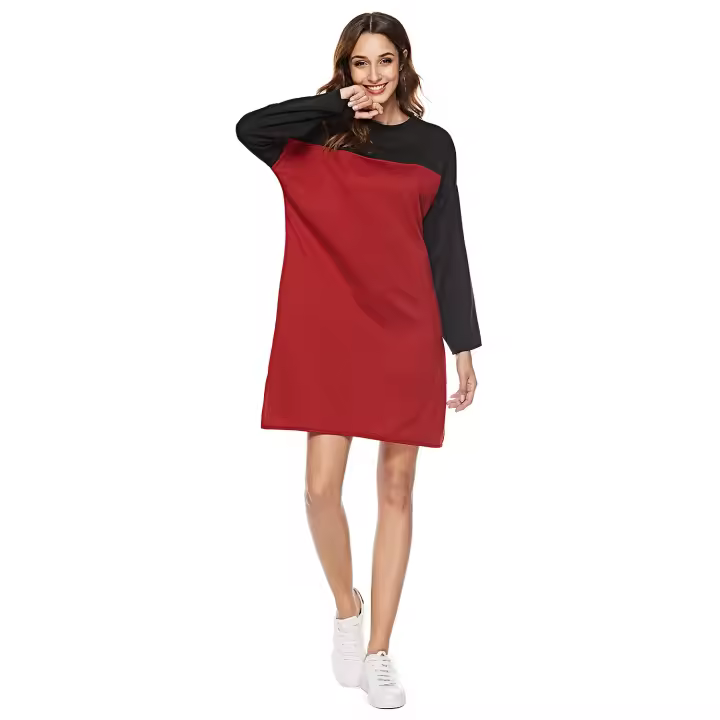 Sudadera con Capucha de Estilo Parejo para Mujeres Primavera 2025 Color Sólido, Longitud Media, Corte Suelto, Moda de Pareja - 1