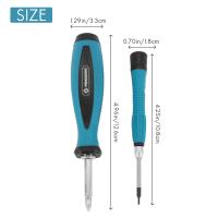 PENGGONG-Juego de destornilladores para reparación de electrodomésticos, 10 piezas, Estrella Phillips ranurada magnética, multifunción, herramienta de mano - details 3
