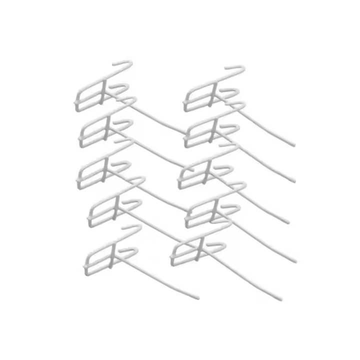 10 Uds. Perchas decorativas para Panel de malla de Metal para el hogar, ganchos universales reutilizables para Panel de red, gancho de almacenamiento extraíble resistente al desgaste, bolsa para abrigos - 1