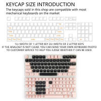149 teclas CSA PBT Double Shot teclas en inglés, color negro y rosa, personalizadas para teclado mecánico para jugar - details 5