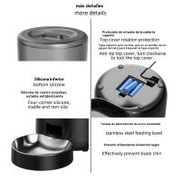 Comedero Automático para Mascotas Dispensador de Alimentos Programado de 4 Litros para Perros y Gatos Diseño con Escalera de 45° Alimentación Doble Comedero WiFi para Gatos Controlado por APP Almacenamiento de Alimentos Tamaño Pequeño/Mediano - details 6