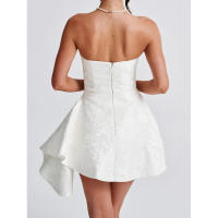 Vestido de fiesta sin tirantes 2025 |   Estilo Bandeau |   Elegante Moderno |   Ideal para bodas y eventos. - details 4