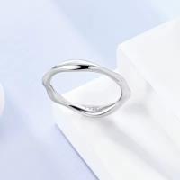 Anillo Simple de diamantes de plata esterlina 925 para mujer, joyería de boda, regalos - details 2