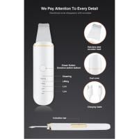 Ultrasonido Limpiador De Piel Espátula Vibración Rostro Eliminador De Quistes Facial Levantamiento Cuidado De La Piel Metal - details 7