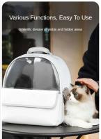 Mochila Transparente para Animales de Compañía Portador de Viaje Transpirable para Cachorros y Perros Bolsa de Mochila para Hombres - details 7