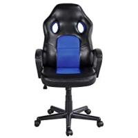 Escritorio de ordenador con cajón 112x70x50cm, escritorio para PC con estantería, mesa de oficina moderna para estudio, negro brillante. - details 13