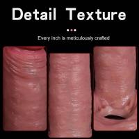 Condones de silicona Leten para hombres, retardante de eyaculación, juguetes sexuales, potenciador, extensor, condón reutilizable, Sexhine, masturbador masculino - details 17
