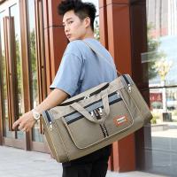 Bolsa de viaje de nylon para hombres y mujeres Bolsa de equipaje de mano de gran capacidad para fin de semana, gimnasio, bolsa deportiva para la noche - details 24