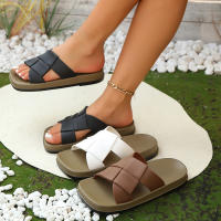 2025 nuevas zapatillas exteriores de verano para mujer, moda popular, versátil, fondo suave, baño, antideslizante, hogar, versión coreana, zapatillas geniales - details 7