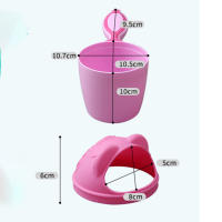 Taza de Champú para Bebés con Diseño de Dibujos Animados Lindos Herramienta de Baño para Niños Taza de Lavado de Cabello Spoon con Bailer - details 1