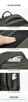 Mochila de Viaje para Hombres 60L Airback Vacuum Compression Multifuncional Impermeable Anti Robo - details 47