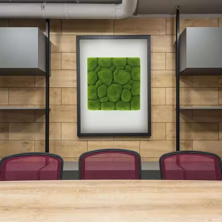 Panel ES de césped para decoración de paredes, tablero artificial de musgo de jardín, 2 piezas, microescena - 1