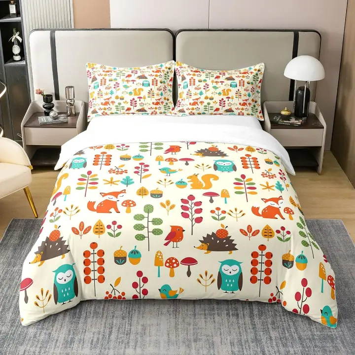 Juego de Ropa de Cama de Gracias al Día de Sanacios Funda de Edredón de Turca para Niños - 1