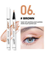 HANDAIYAN Delineador de Ojos Nacarado Brillante, Delineador de Ojos Líquido Nacarado Ultrafino, Resistente Al Agua y Duradero - details 8