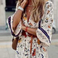 Vestido estampado de moda de verano para mujer - details 3