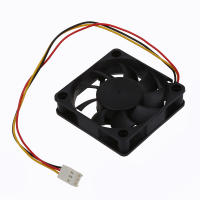 Ventilador de CPU, radiador, 60x60mm, caja de ordenador, negro - details 2