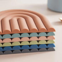 Mantel de Mesa de Silicona Arcoiris Soporte Resistente al Calor para Ollas Calientes - details 5