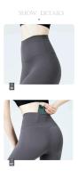 Body de gimnasio con bolsillo oculto y cintura de yoga desnuda para mujer, ropa deportiva - details 2