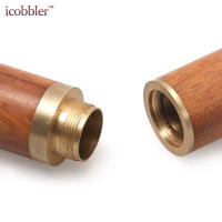 Contenedor de almacenamiento de agujas de alta calidad, barril de cuero, herramienta de artesanía, botella de agujas, costura, Sándalo, marrón - details 2