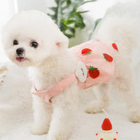 Vestido De Verano Para Perro Con Estampado De Fresa Y Piña Vestido Dulce Para Gato Chihuahua Yorkie Ropa De Mascota Summertop Pet Supplies - details 5