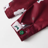 Camisa de algodón de caballero con cuello vuelto y manga larga con estampado Animal, pantalones con tirantes, traje Formal de dos piezas para niños - details 6