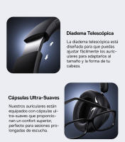 Baseus Bass 30 Max  Auriculares Bluetooth 5.3 Cancelación de ruido, graves potenciados, larga duración, para juegos y deportes - details 10