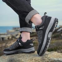 Zapatillas de senderismo al aire libre para hombre, zapatos de Trekking con cordones, para escalada de montaña, transpirables - details 7