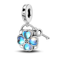 Abalorios de piedra de Color plateado para mujer, pulseras y brazaletes adecuados de estilo elegante, joyería fina DIY para cumpleaños - details 29